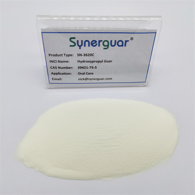 Главная Hydroxypropyl камедь Guar с верхним качеством имеет среднюю выкостность и высокую прозрачность для устной заботы