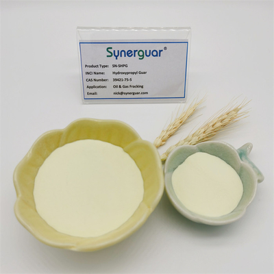 Hydroxypropyl камедь Guar с высококачественным имеет супер высоковязкую и среднюю степень замещения для масла Fracking